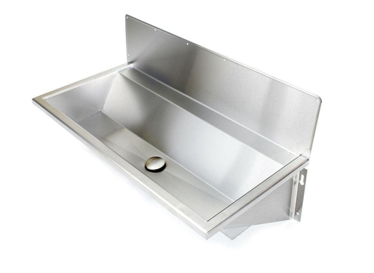 Tvättränna V240 Mittutlopp, Purus - PURUS TVÄTTRÄNNA V240 L2400MM VÄGGHÄNGD MITTUTLOPP
