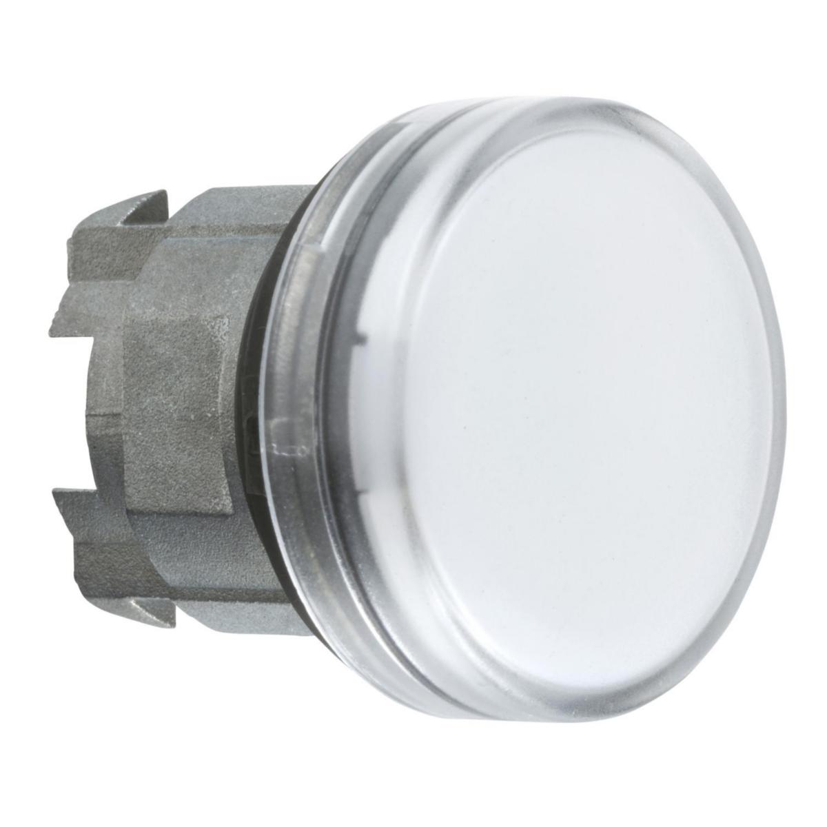Lampkalott ZB4BV för LED - LAMPKALOTT VIT RÄFFLAD ZB4BV013S