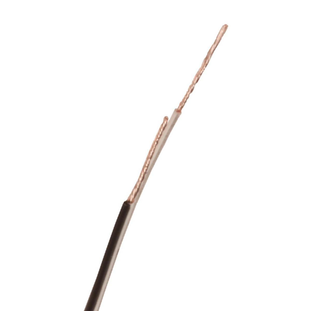 Högtalar- och signalkabel RQUB Dca - RQUB 2X2.5 VIT/SVART 11170541-229-00