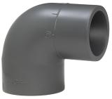 Vinkel PVC 90GR PRO-FIT muff/förminskad, Georg Fischer