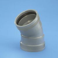 Elbow with two sleeves Wafix PP 30°, Wavin