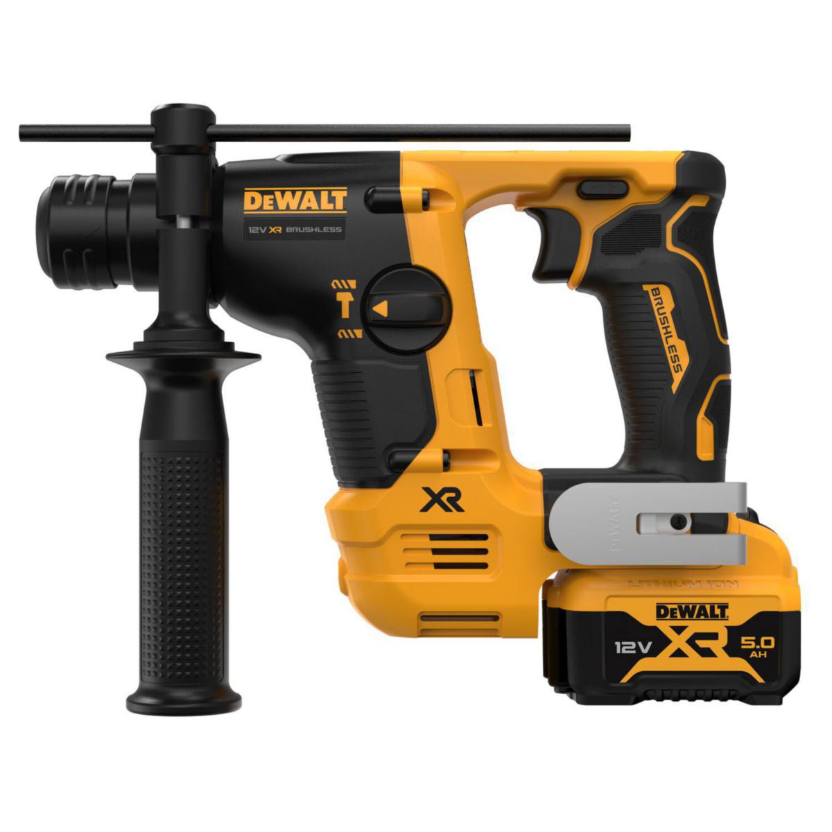 Borrhammare DEWALT DCH072P2 - BORRHAMMARE DEWALT DCH072P2-QW 12V SDS+, 14 MM, 2 X 5,0 AH