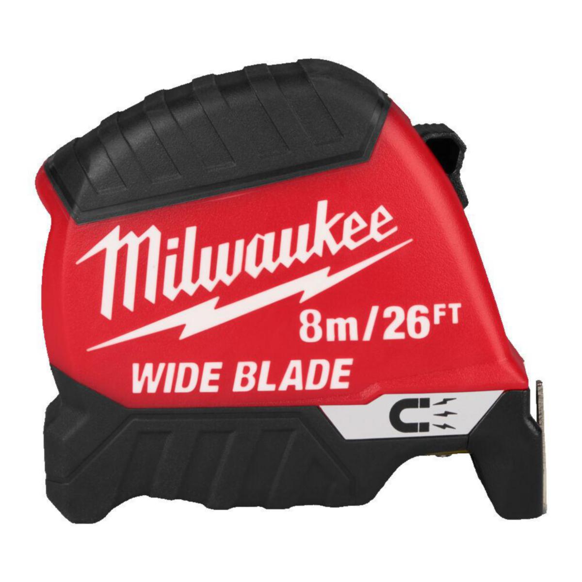 Måttband Milwaukee Wide blade Gen 2 magnetiskt - MÅTTBAND BRED MAGNET 8M/26FT