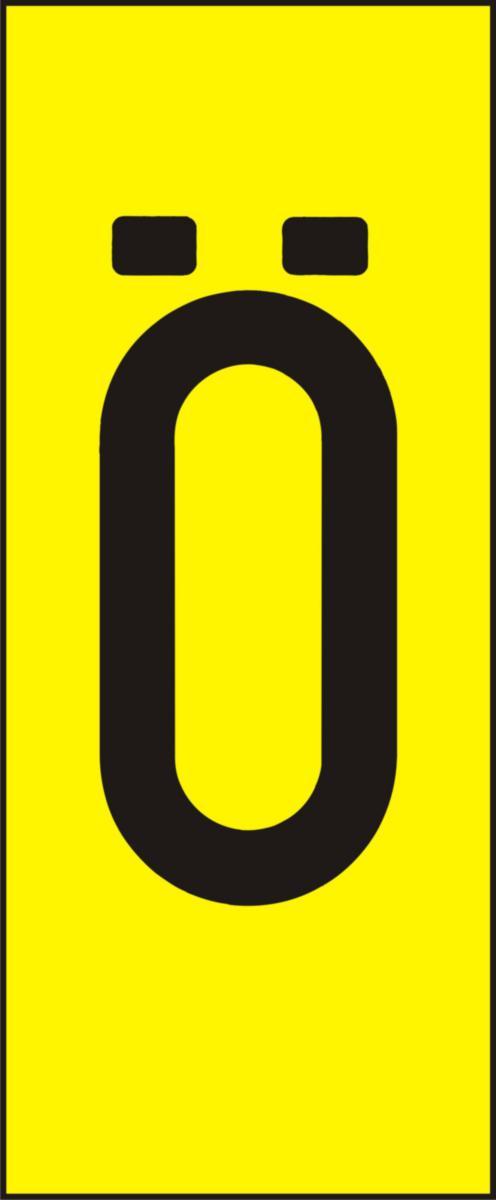 Labelling system H10, Yellow with black letters - MARK SYST H10 YELLOW Ö