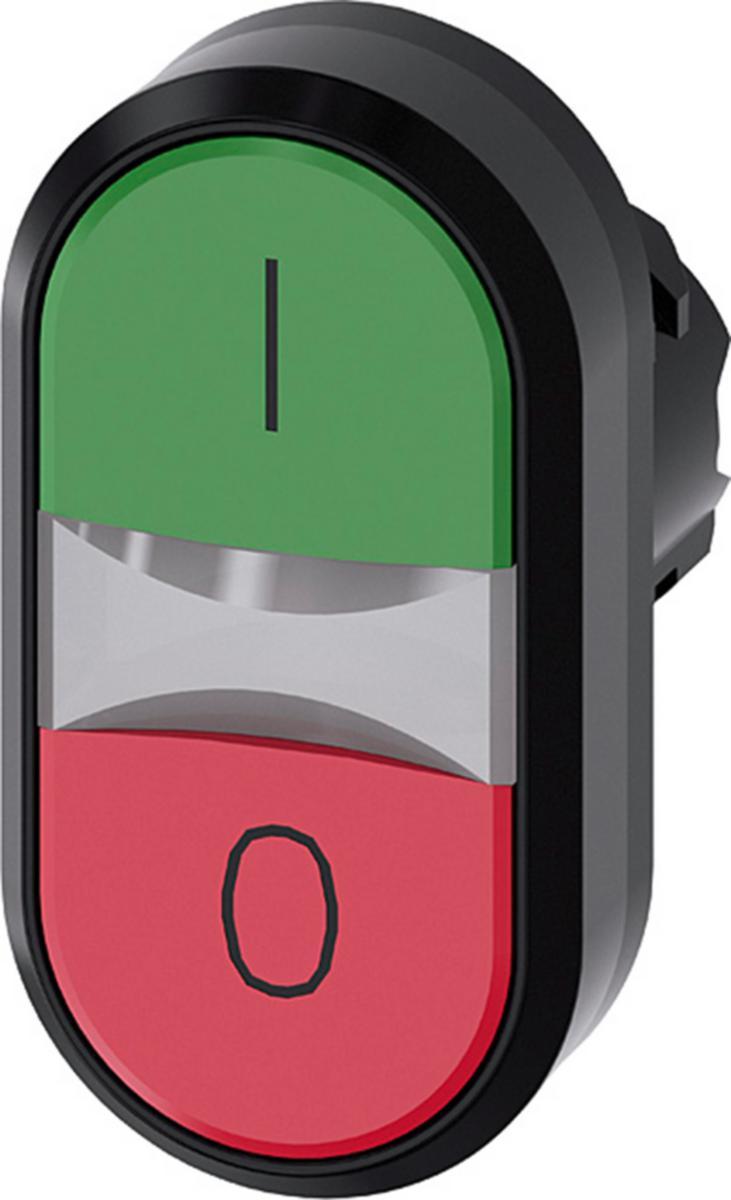 Pushbuttons 3SU10 - ILLUMINATED TWIN PUSHBUTTON. G 3SU1001-3AB42-0AK0