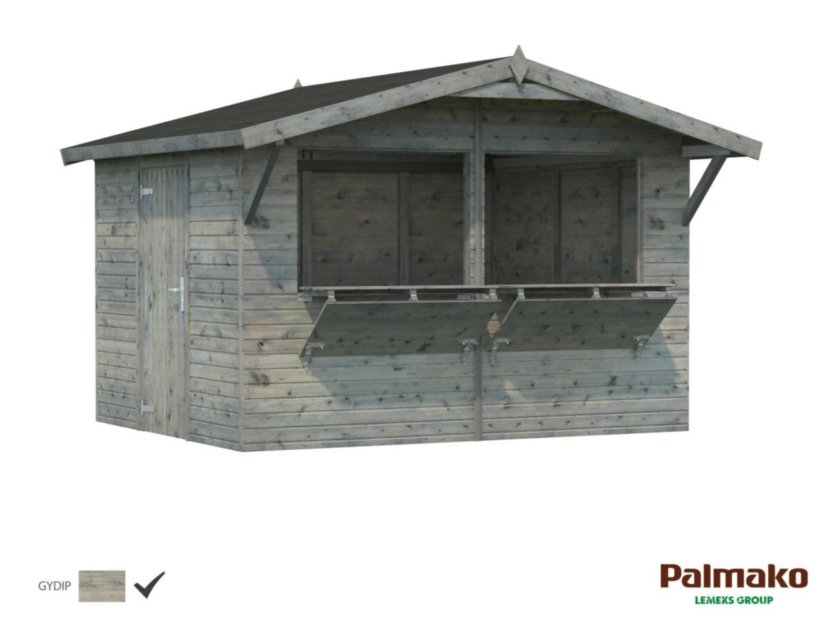 Kiosk, Stella, 8.2 m² - KIOSK STELLA 8,4 M2 (INV. 8,2) GRÅ DIPPAD