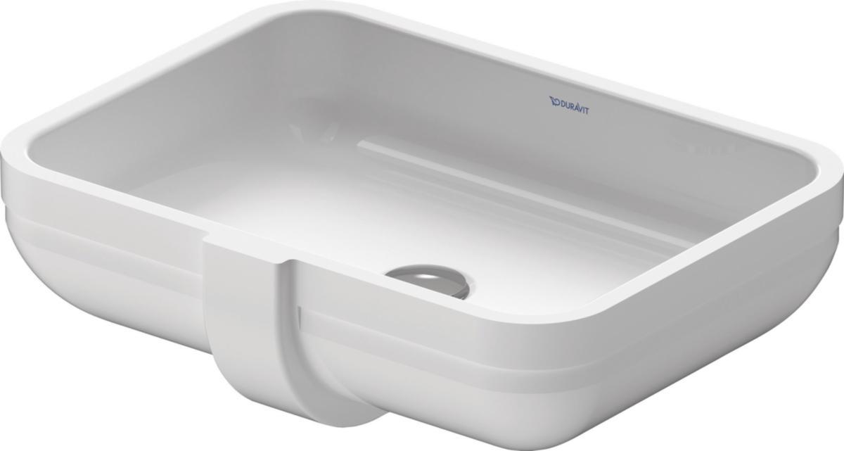 Tvättställ Happy D.2 infällt, Duravit - DURAVIT TVÄTTSTÄLL HAPPY D.2 INFÄLLT, 520X385
