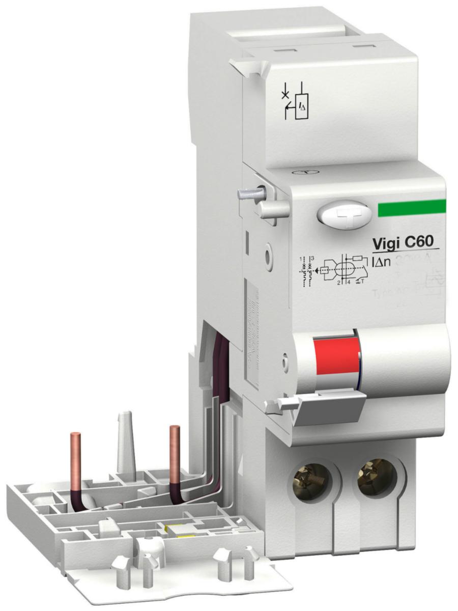 Jordfelsbrytarmodul Vigi C60 AC - JORDF M M9 C60 2P 63A 30MA AC M9V11263