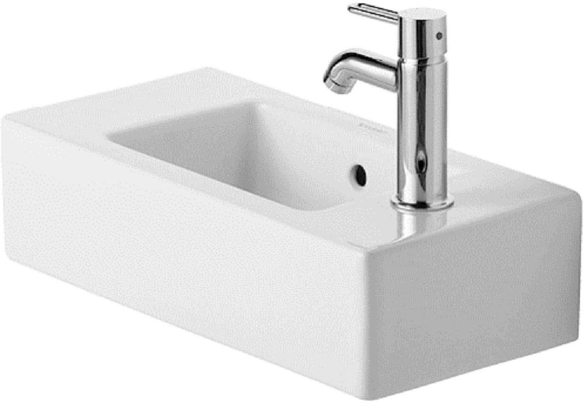 Tvättställ Vero, Duravit - DURAVIT TVÄTTSTÄLL VERO BULT, 500X250 BL HÅL HÖGER