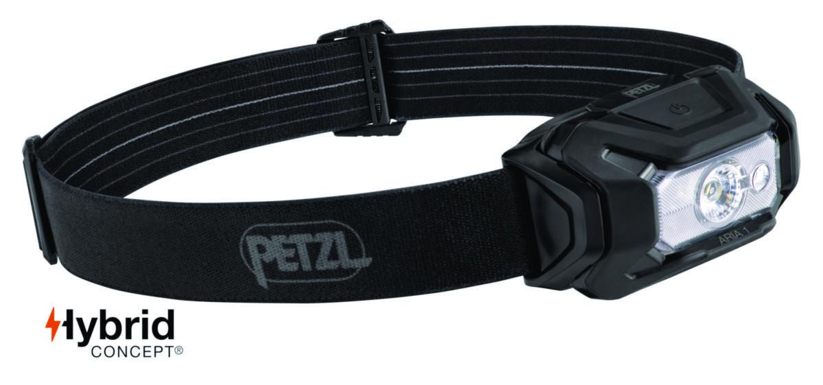 Pannlampa Petzl Aria 1 RBG - PANNLAMPA PETZL ARIA 1 RGB SVART