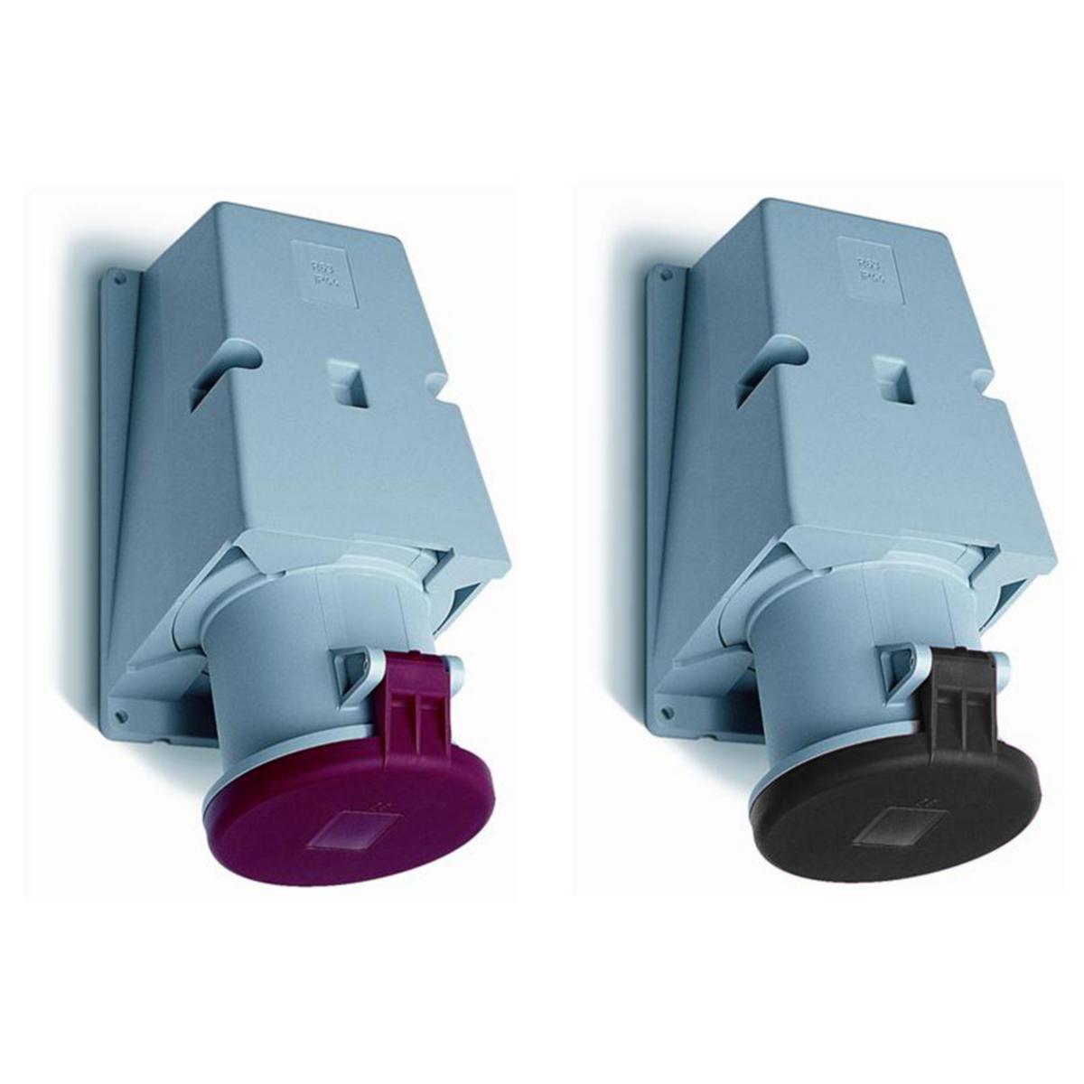 Wall socket, IP44, 63 A - 463RS6 0