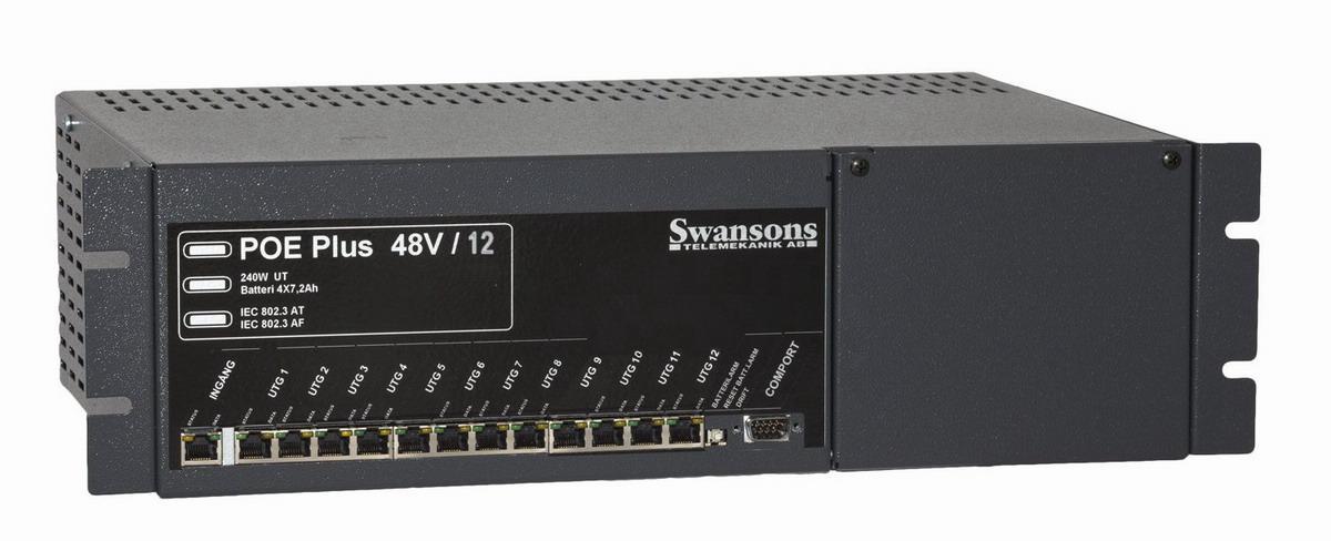 Switch UPS 12+1 port 19" PoE - POE SWITCH UPS 12+1 PORT 19"