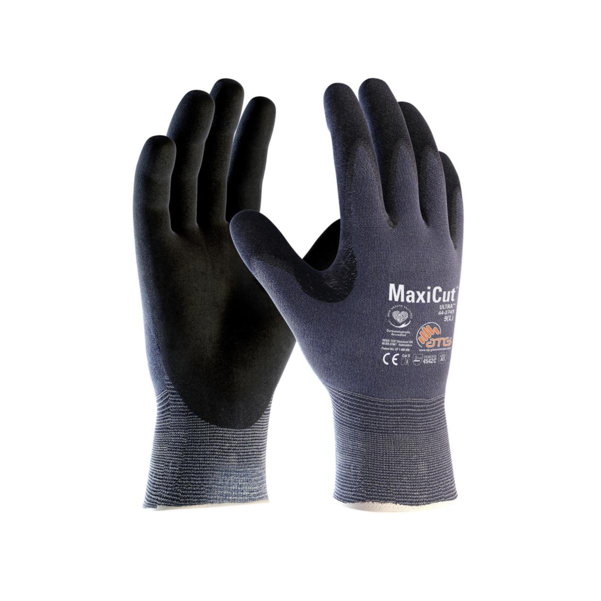 Cut Protection Glove Maxiflex 44-3745 - GLOVE MAXICUT 5 ULTRA FINGER DRIPPED 6