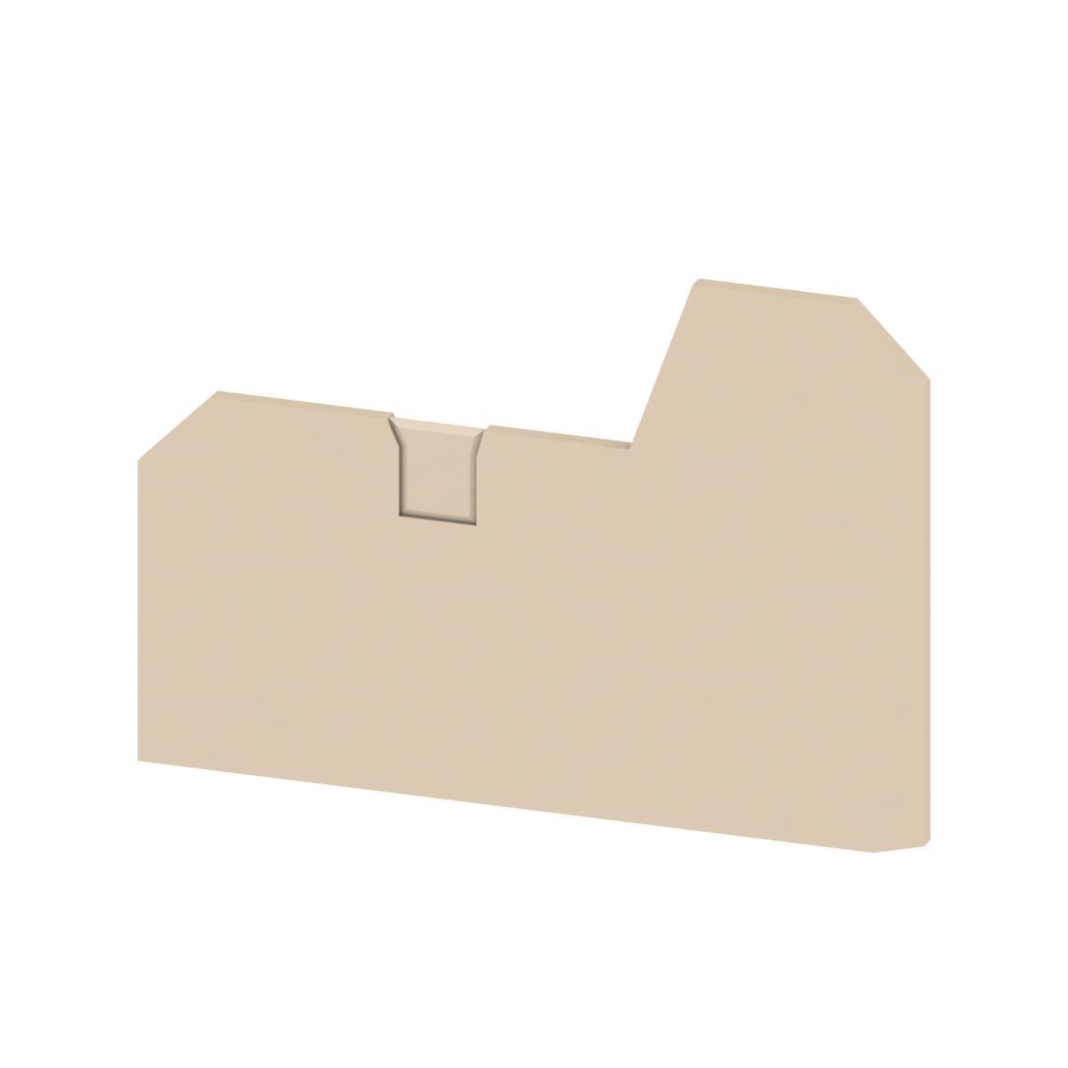 Ändplatta SLEP - ÄNDPLATTA MÖRKBEIGE H:89,1MM SLEP 3C 10