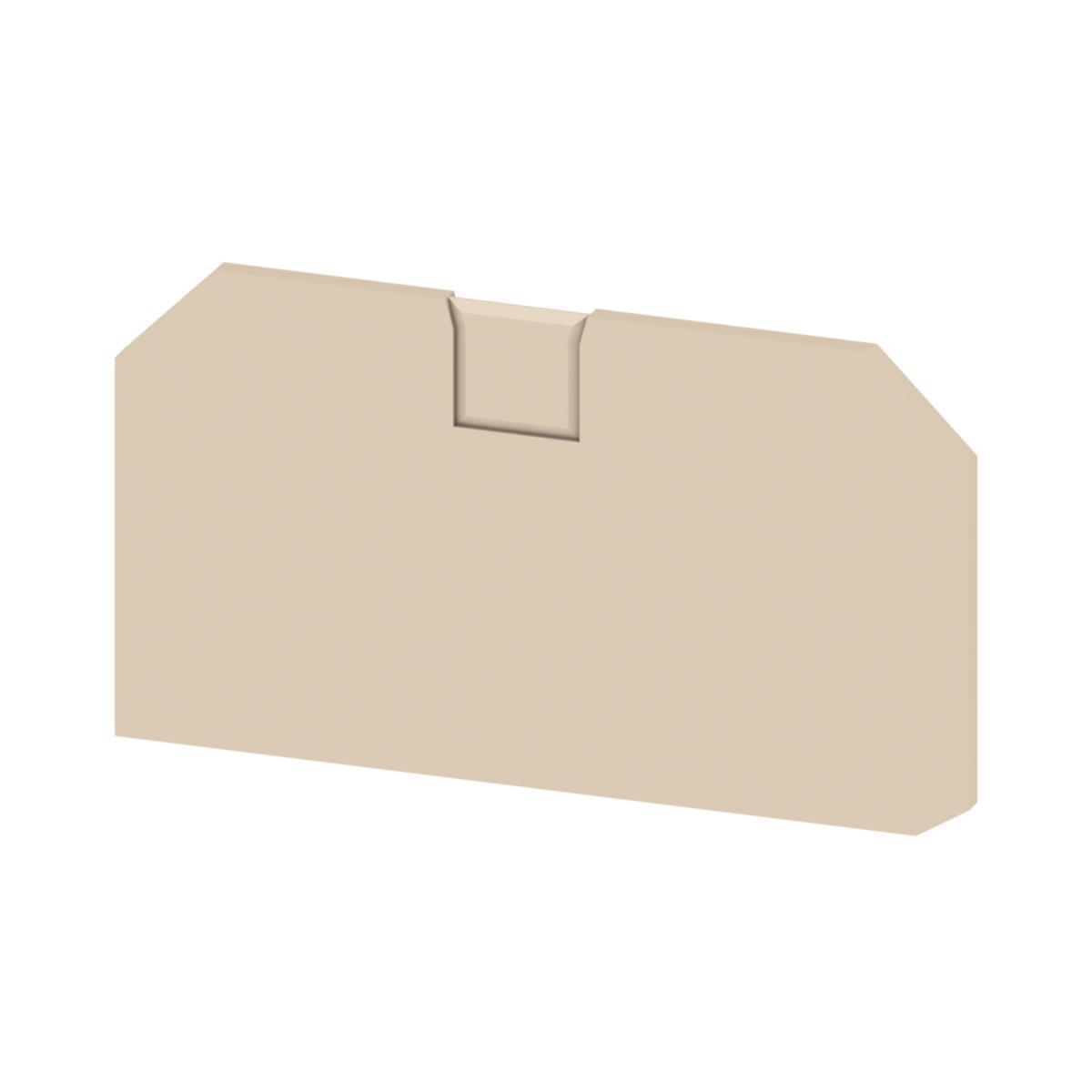 Ändplatta SLEP - ÄNDPLATTA MÖRKBEIGE H:77,2MM SLEP 2C 16