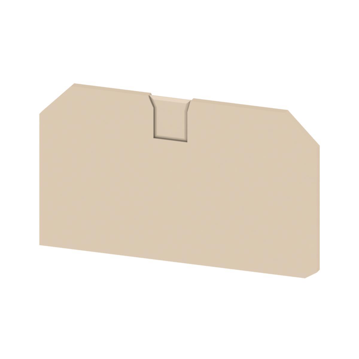 Ändplatta SLEP - ÄNDPLATTA MÖRKBEIGE H:42,6MM SLEP 2C 10