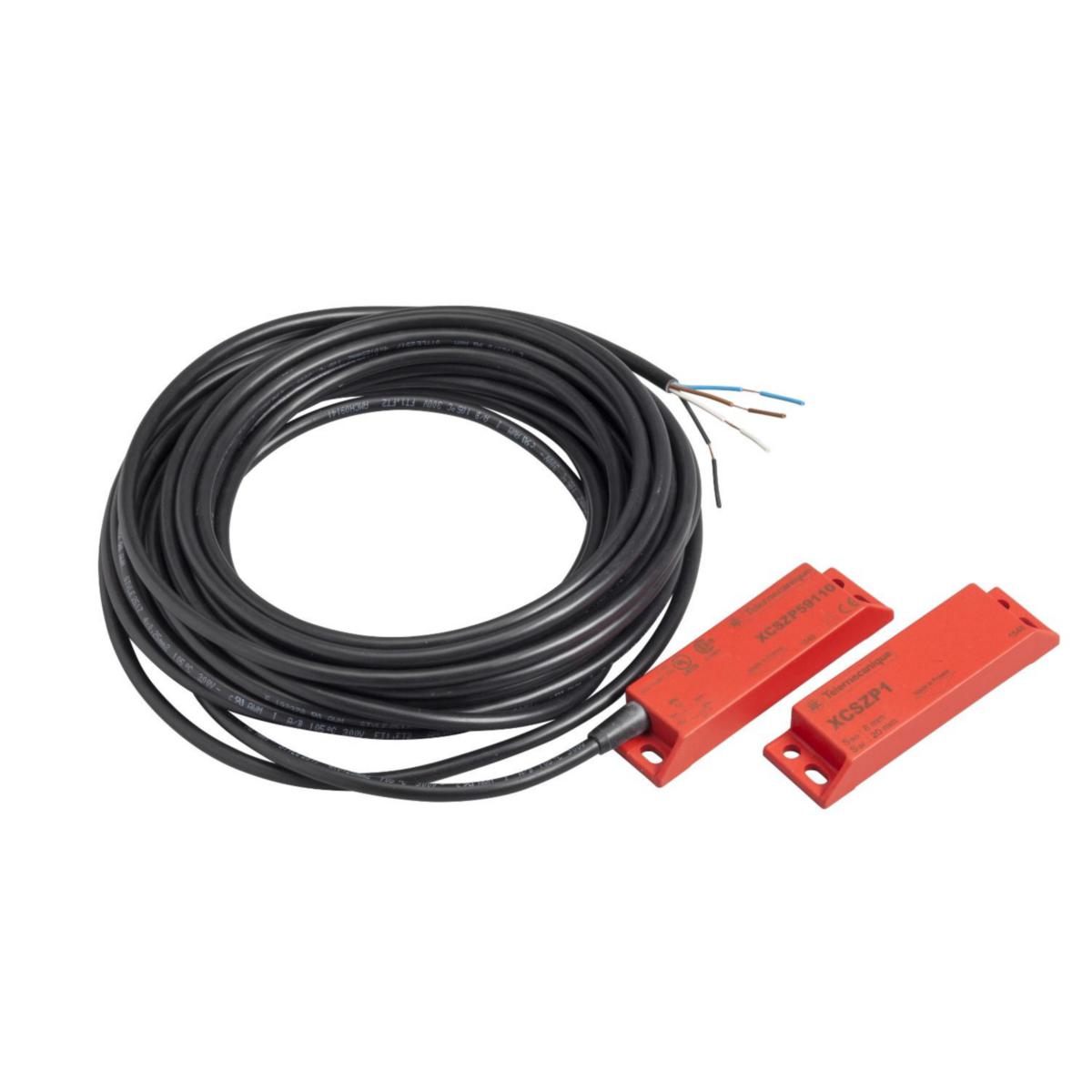 Magnetbrytare XCS kodad - MAGNETBRYT SL+2BR LED 5M KAB XCSDMP5015