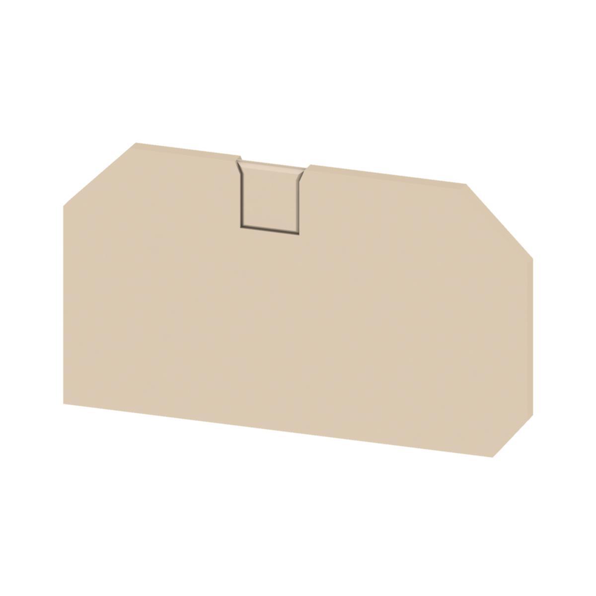 Ändplatta SLEP - ÄNDPLATTA MÖRKBEIGE H:62,8MM SLEP 2C 6