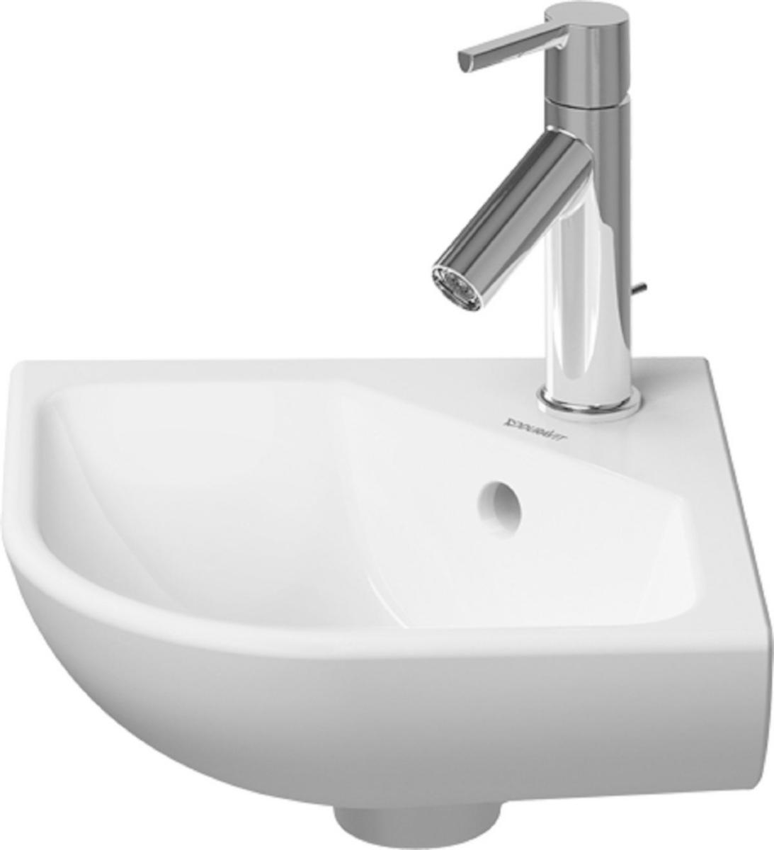 Tvättsställ Me By Starck hörn, Duravit - DURAVIT TVÄTTSTÄLL ME BY STARCK,HÖRN 435X380,BL.HÅL VIT