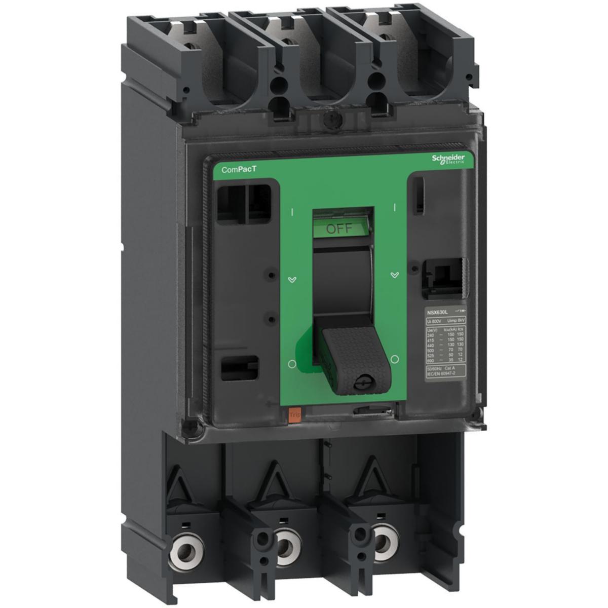 Effektbrytare ComPacT NSX400/630 - EFFEKTBRYTARE 3P NSX400N C40N3