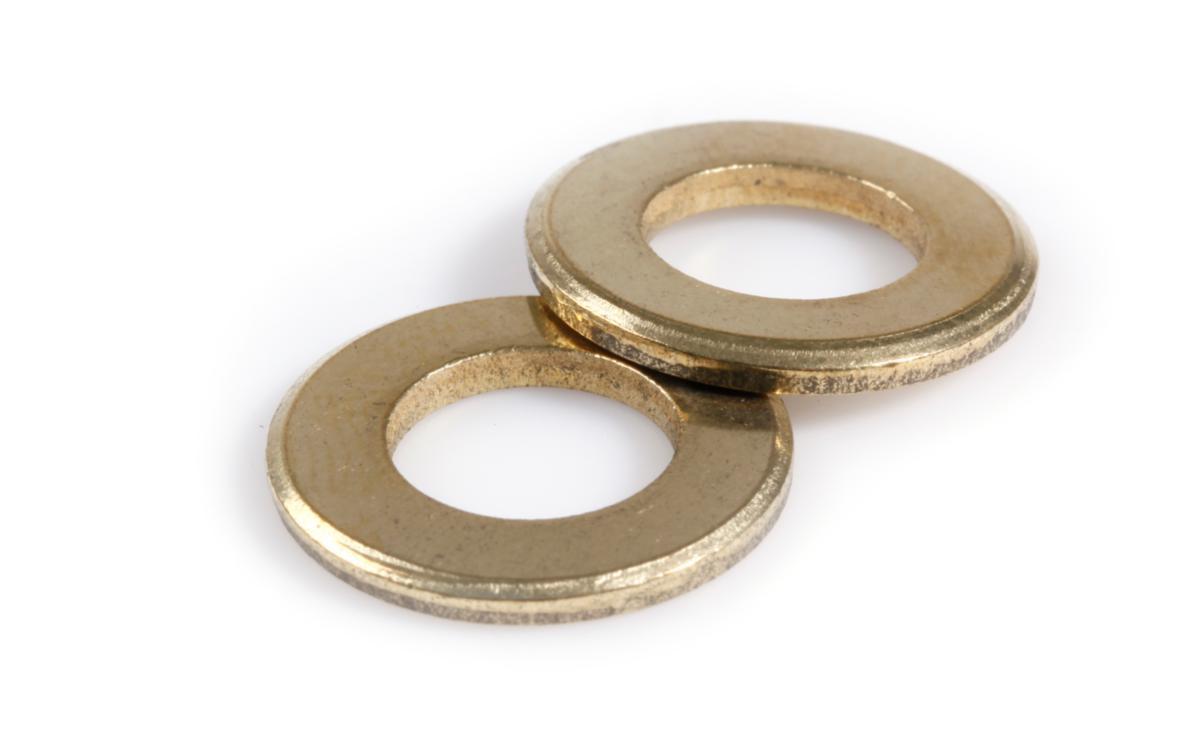 Rundbricka BRB mässing, DIN 125A - RUNDBRICKA BRB 13X24X2.5 MÄSS DIN 125 A