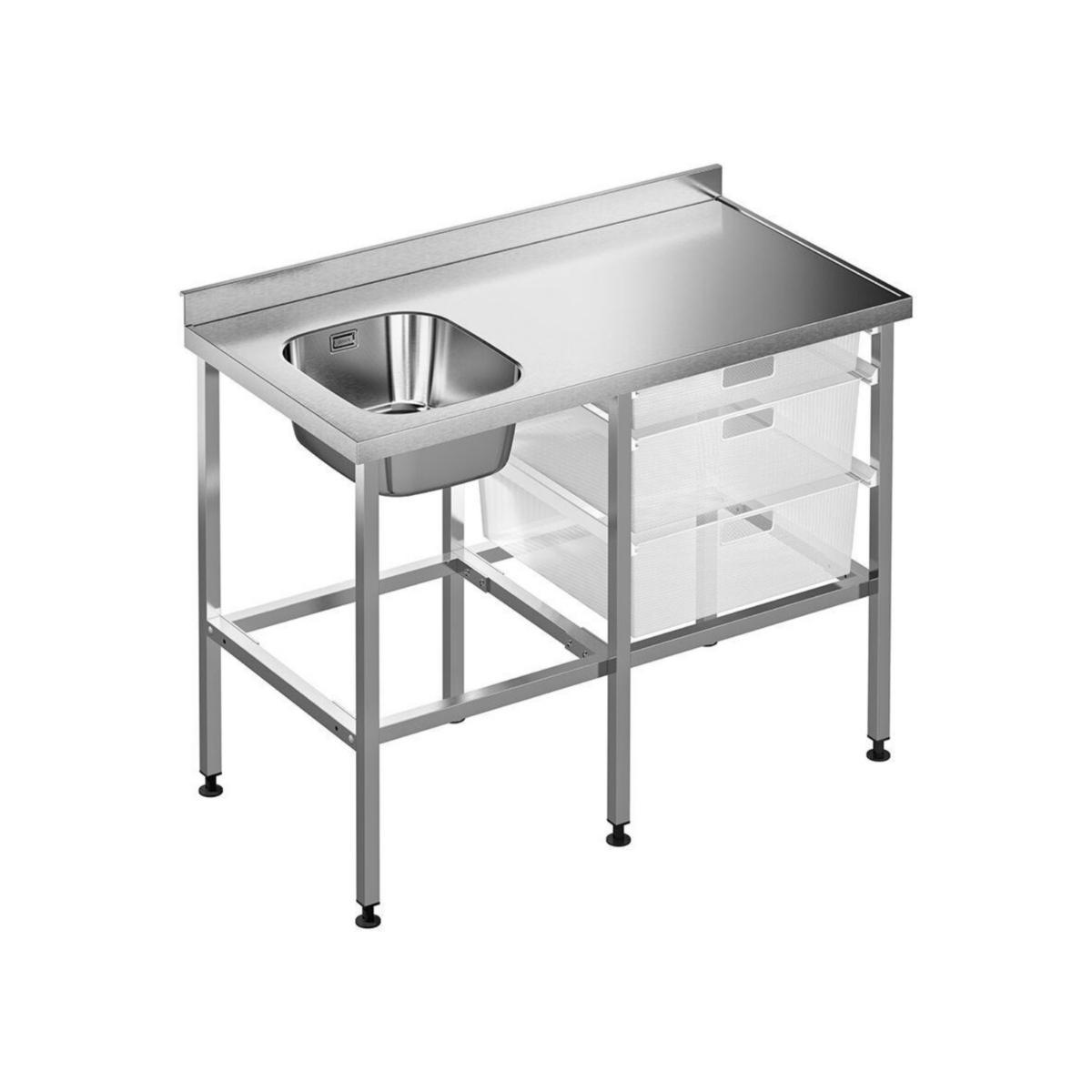 Tvättbänk Stativbänk, Purus - PURUS TVÄTT/STATIV BÄNK 1200X620, SB-1200-34V MESH