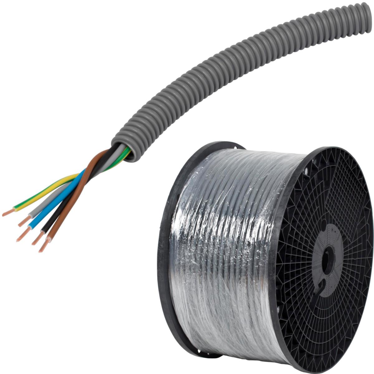 Flex hose FQ twisted PowerFlex Dca, Pipelife - CONDUIT 16MM TVIN FQ5G1.5 300M 16-300 HF PF 5G1.5 FQ TW
