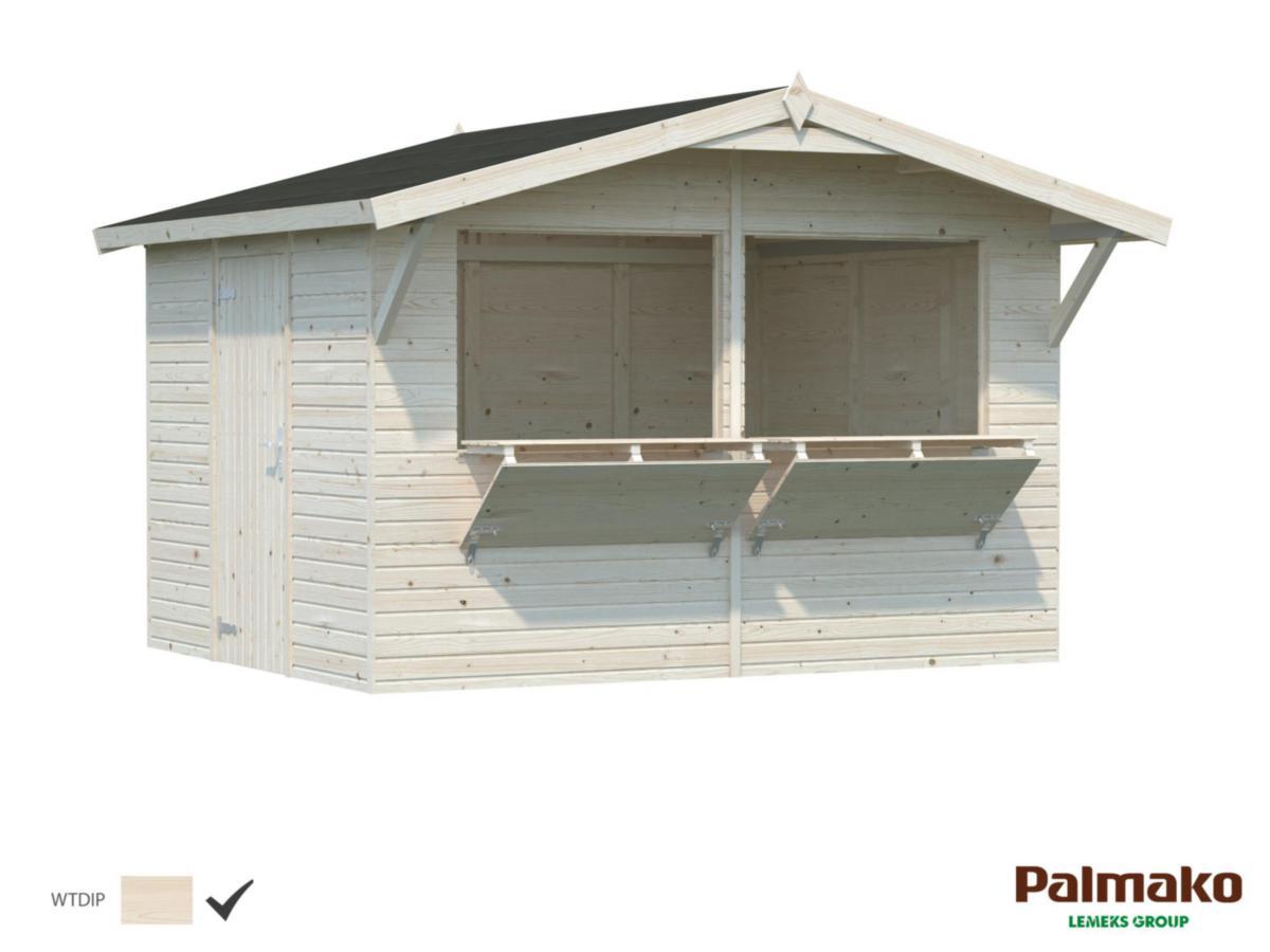 Kiosk, Stella, 8.2 m² - KIOSK STELLA 8,4 M2 (INV. 8,2) VIT/TRANS DIPPAD