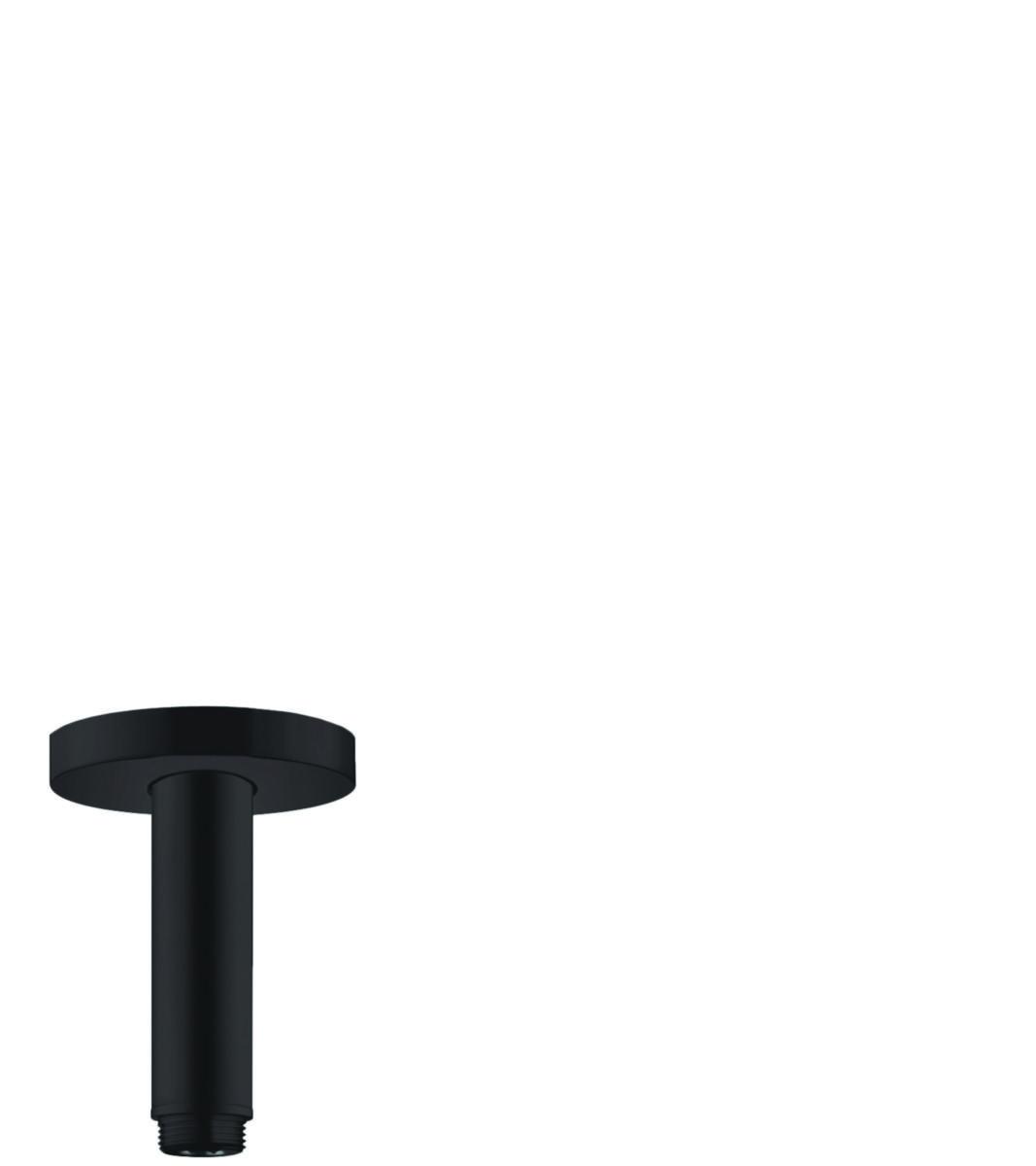 Duscharm tak 100 mm, Hansgrohe - HANSGROHE DUSCHRÖR 100 TAKMONTERING MATT SVART