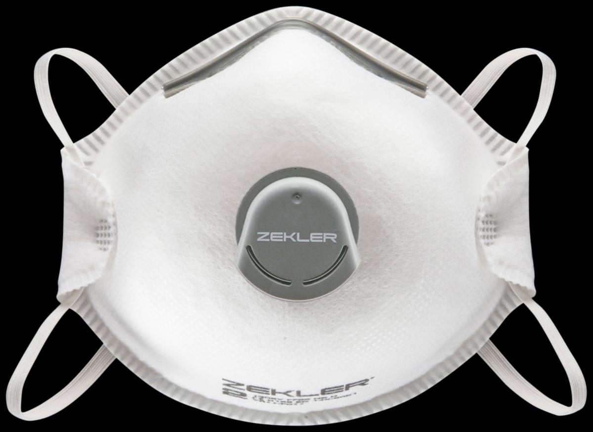 Filtrerande Halvmask Zekler 1302V - FILTRERANDE HALVMASK 1302V ZEKLER FFP2V 10P