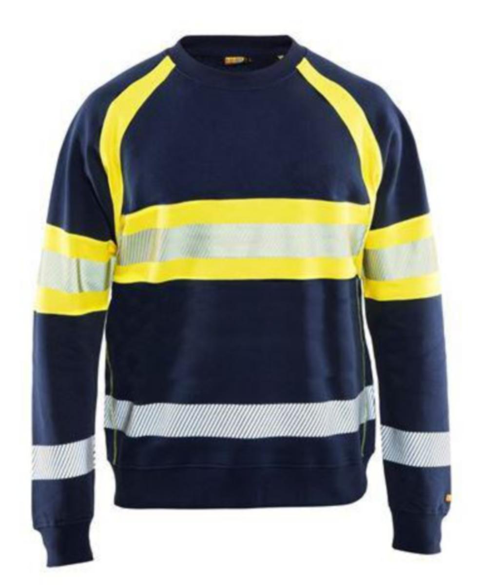 Tröja Blåkläder 3359-1158 - TRÖJA BLK 3359-1158 RUNDHALS VARSEL MARIN/GUL STL XL