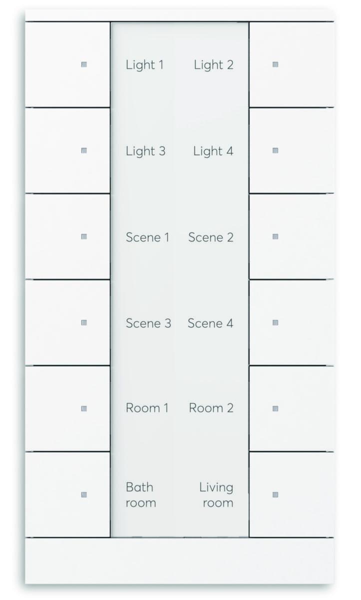 Tryckknapp SB/U - TRYCKKNAPP 12-P KNX SB/U12.0.1-84