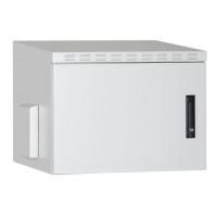 Väggskåp 19" EL-SBO med plåtdörr utomhus, Eurolan