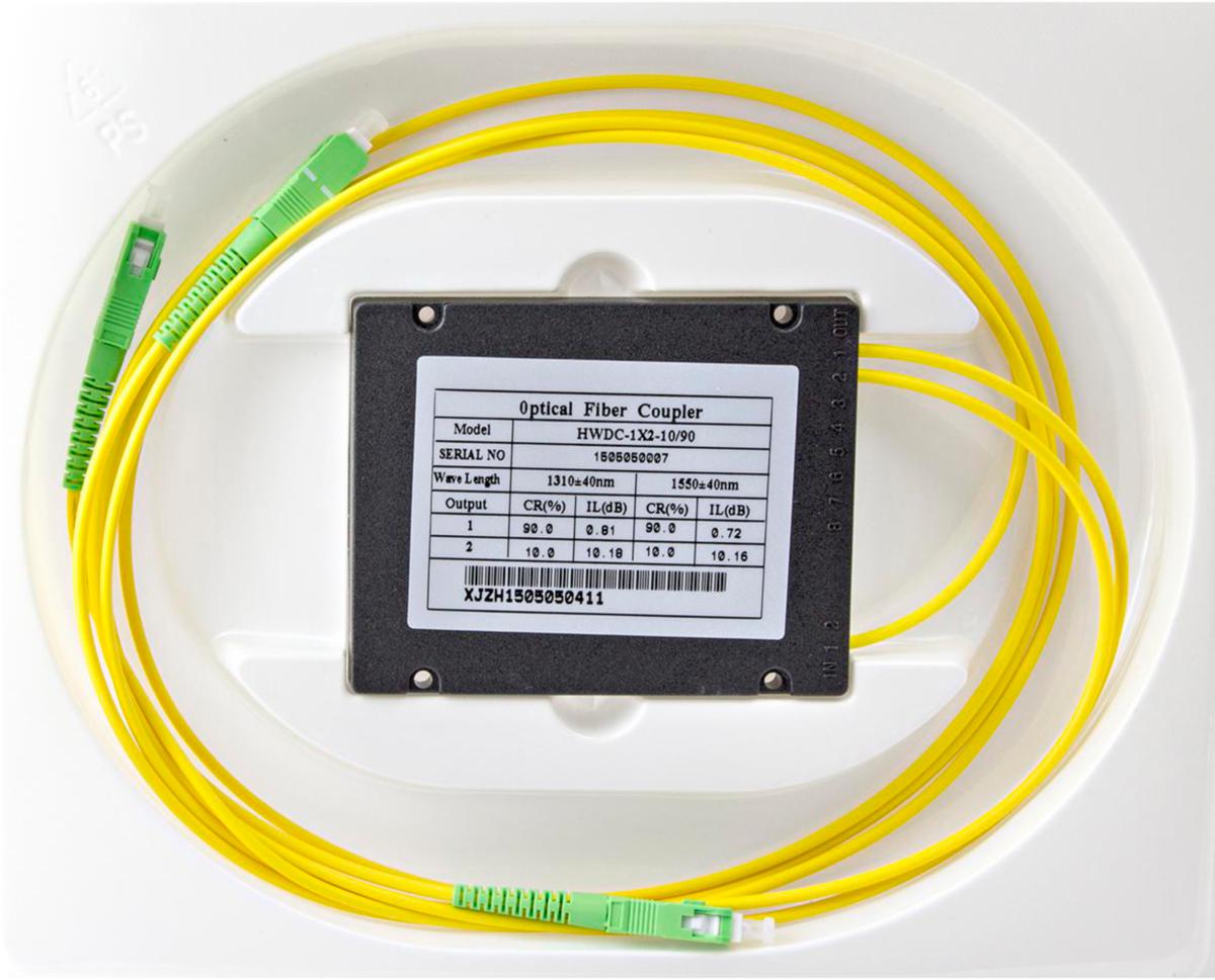Avtappare 10 dB - AVTAPPARE 10dB 1310&1550 HWDC-1X2-10/90-SC/APC 235752