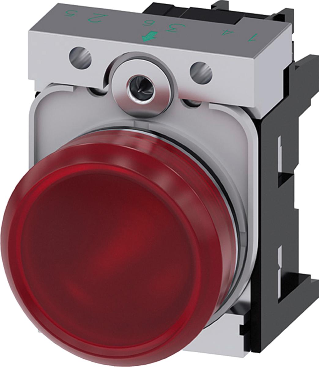 Signallampa 3SU11 - SIGNALLAMPA 24V LED RÖD 3SU1152-6AA20-1AA0