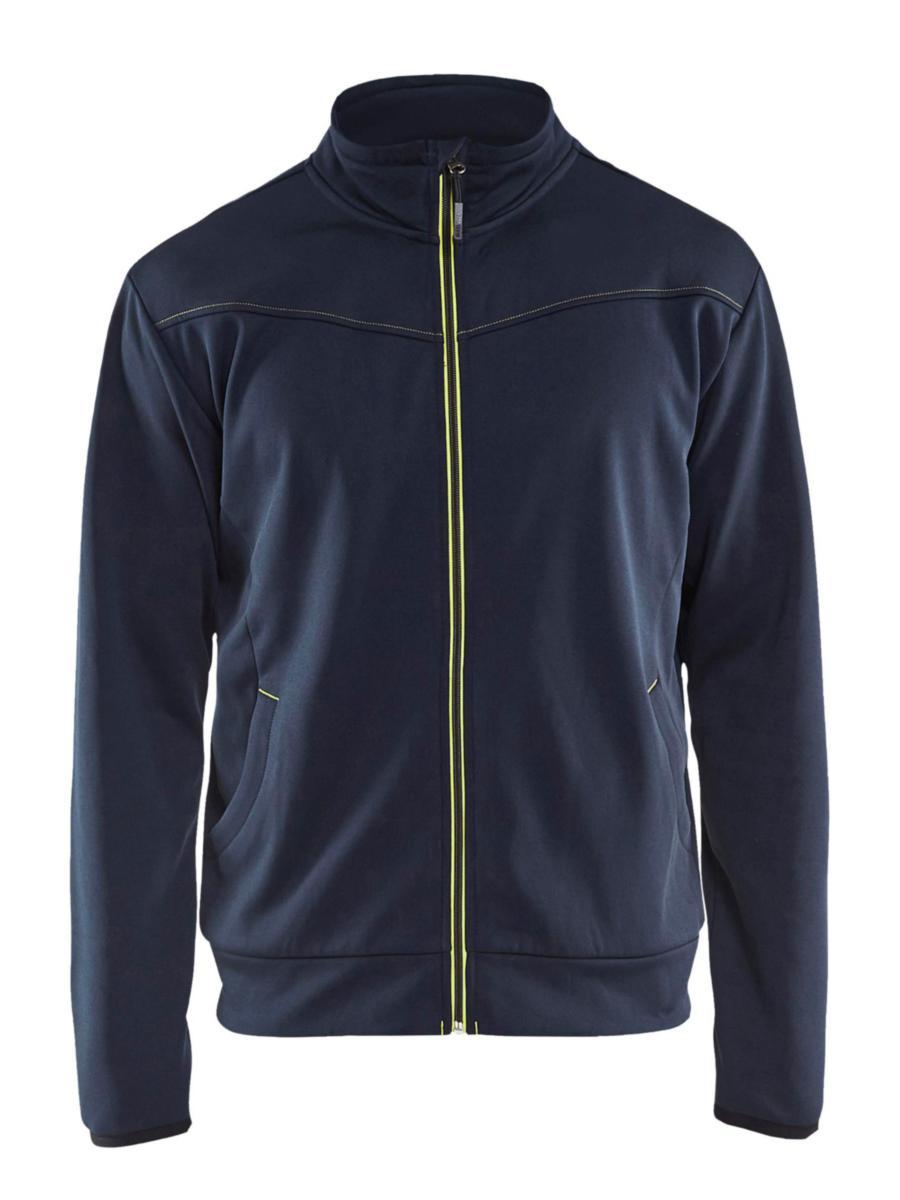 Tröja Blåkläder 3362-2526 - TRÖJA BLK 3362-2526 MARIN/GUL HELZIP STL XXL