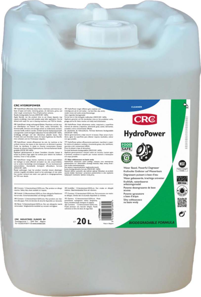 Avfettningsmedel CRC Hydropower - CRC HYDROPOWER 20 LITER NSF A1 CRC HYDROPOWER 20 LITER NSF A1