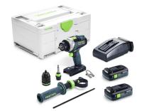 Slagborr/skruvdragare Festool QUADRIVE TPC 18/4 TBX4,0 I-Plus