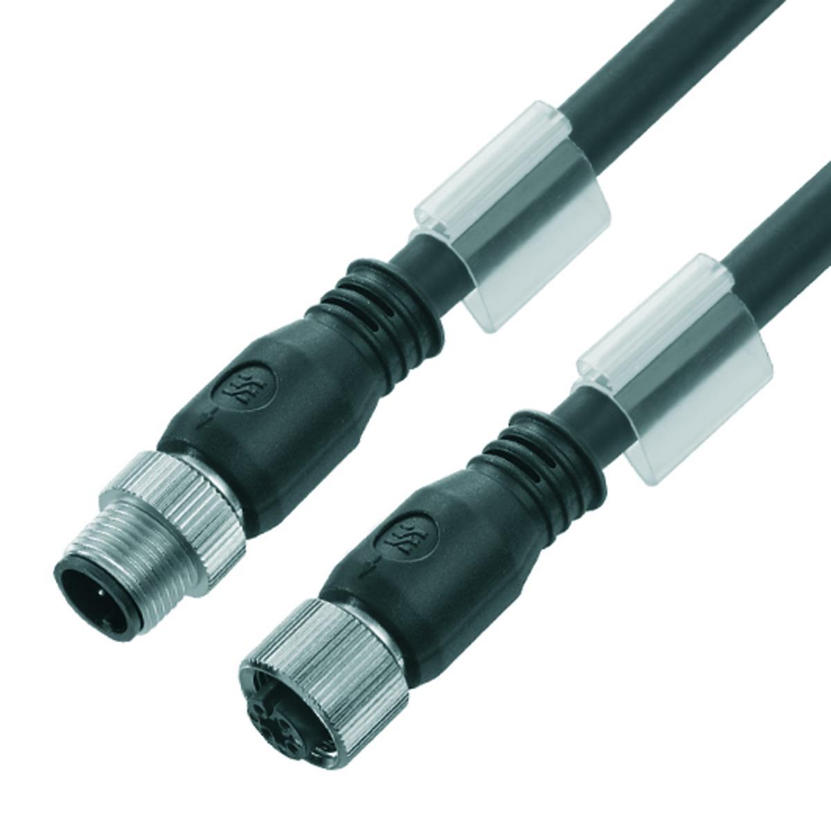 Kablage 4-polig, rak - rak - KONTAKTDON 4-POL 5M PUR R/R SAIL-M12GM12G-4S5.0U