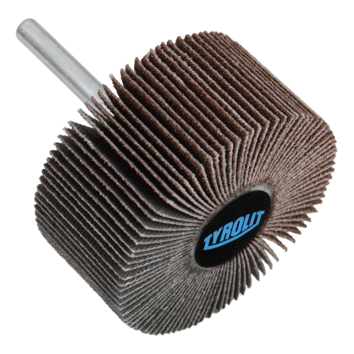 Spindle-mounted grinding premium - MOUNTED FLAP WHEEL TYROLIT PRE A-P01 20X10X6 G60