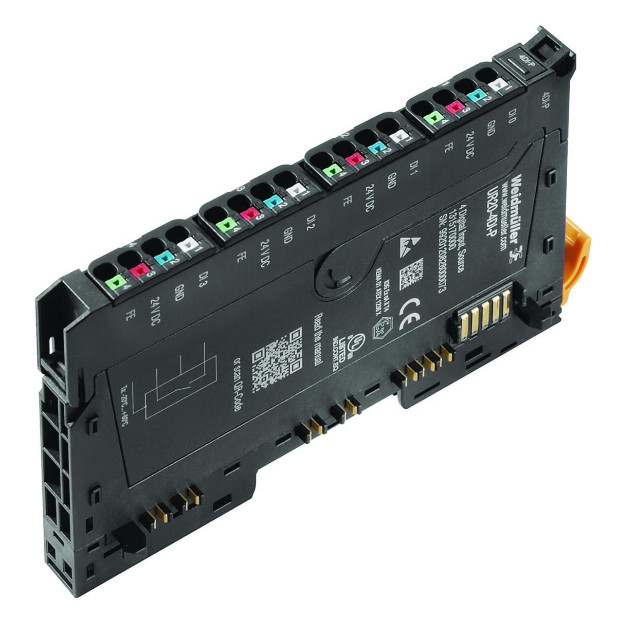 Digital ingångsmodul u-remote - ING MOD 4 ST DIG POSLOGIK UR20-4DI-P