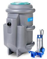 Avloppspumpstation utomhus Micropac 7G, Flygt