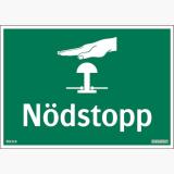 Nödstoppsskylt