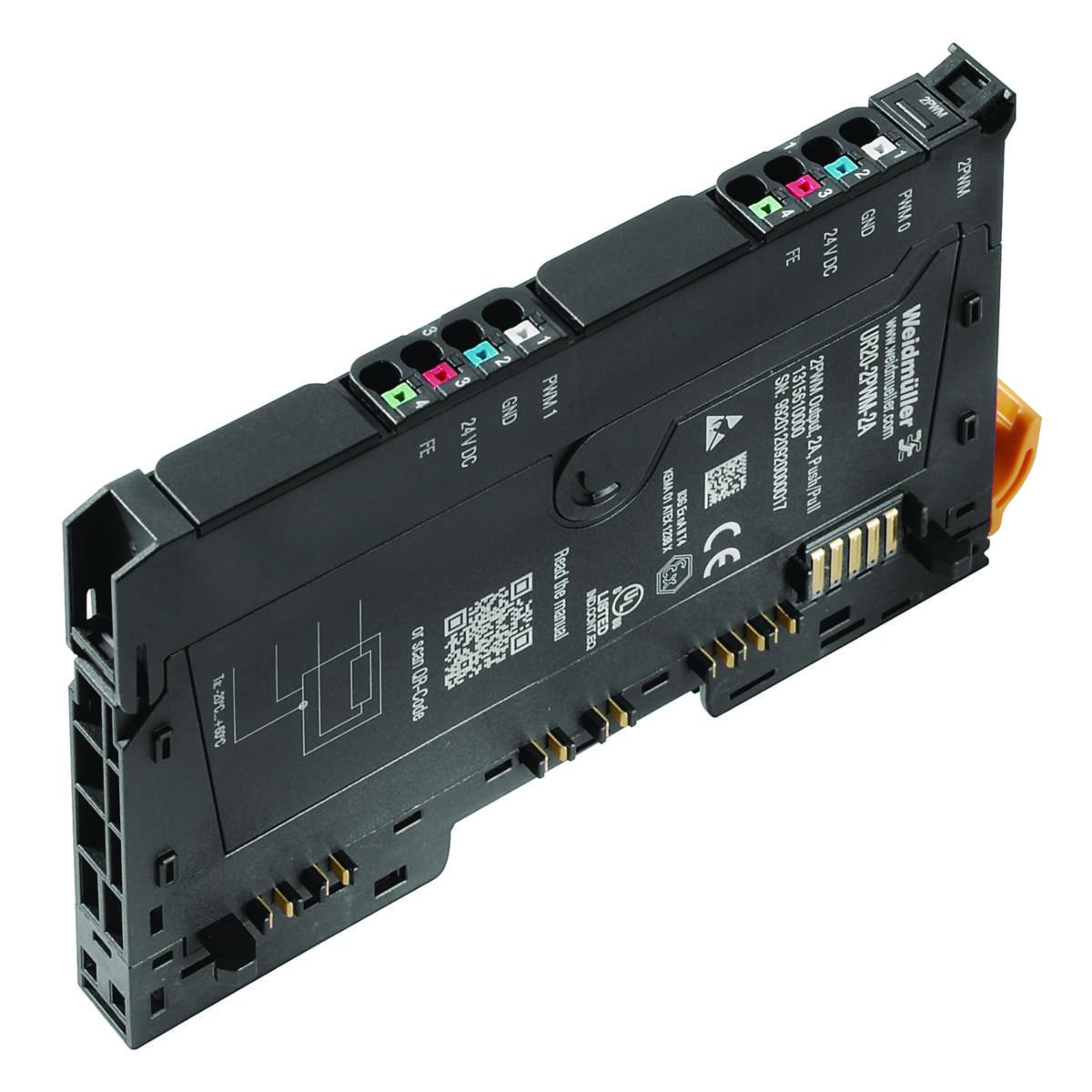 Modul med pulsbreddsmodulering u-remote - UTGÅNGSMODUL PWM 2 AMPÈRE UR20-2PWM-PN-2A
