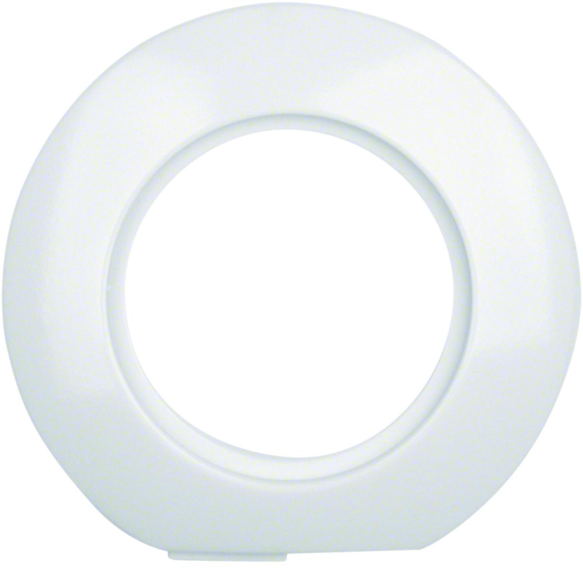 Combination frame series 1930, outer frame - END FRAME, WHITE GLOSSY