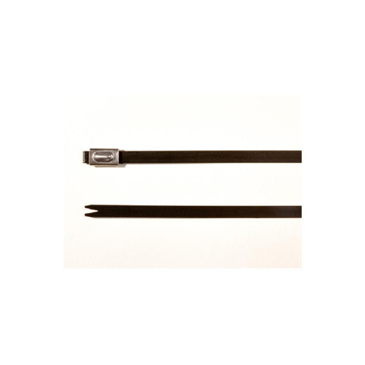 Buntband MBT polyesterbeläggning rostfria AISI 316 (V4A) - BUNTBAND RF STÅL MBT20SFC 521x4,6MM (100ST)