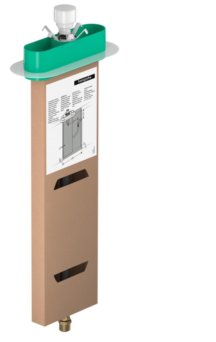 Inbyggnadsdel HG sBox Wanne Grundset, Hansgrohe - HANSGROHE INBYGGNADSDEL SBOX FÖR KANT OCH KARKANT