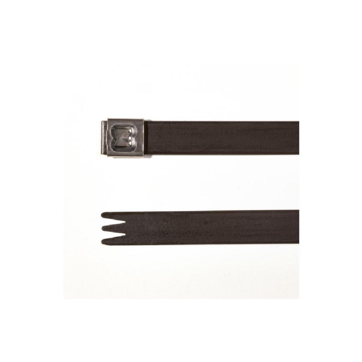 Buntband MBT polyesterbeläggning rostfria AISI 316 (V4A) - BUNTBAND RF STÅL MBT33XHC 838x12,3MM (50ST)