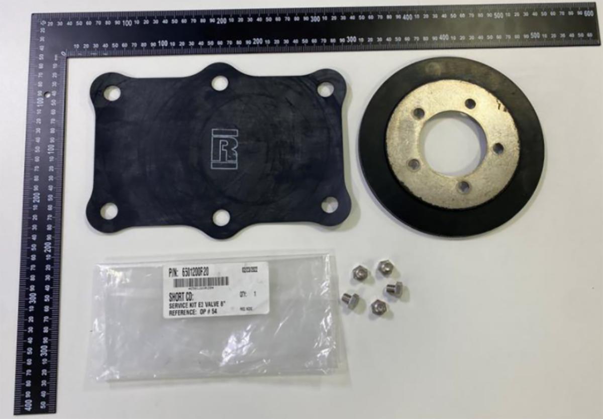 Wet Pipe Valve Gasket Kit - DN200 MODEL E/E3 WET ALARM Gasket set