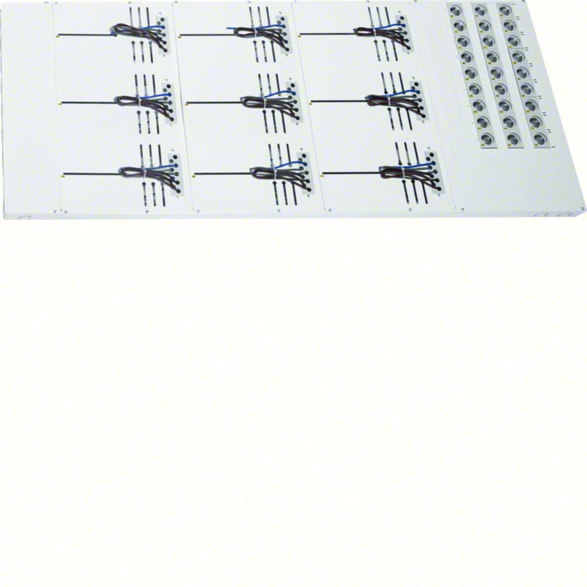 Meter block QM. Hager - METER BLOCK 9 LOCATIONS QM33